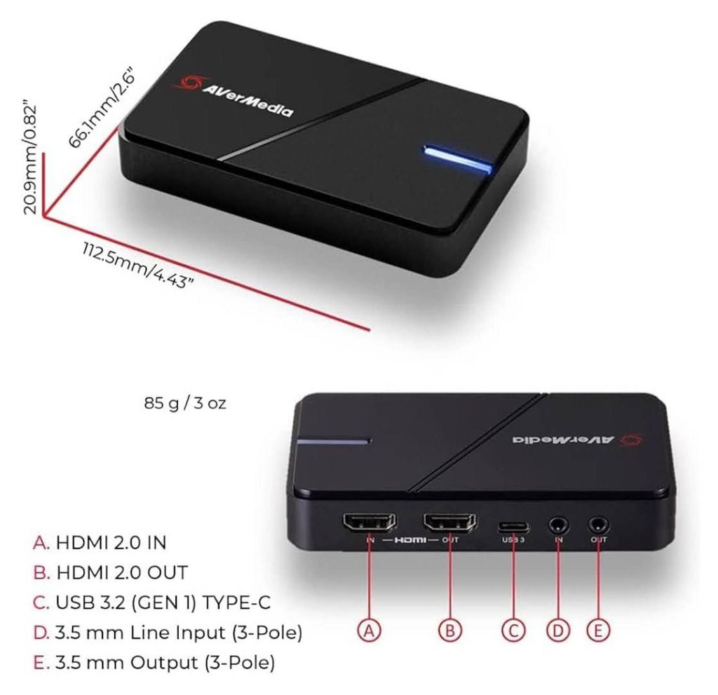 AVerMedia Video Capture Box. Live Gamer Extreme3 (GC551G2) Produktbild 