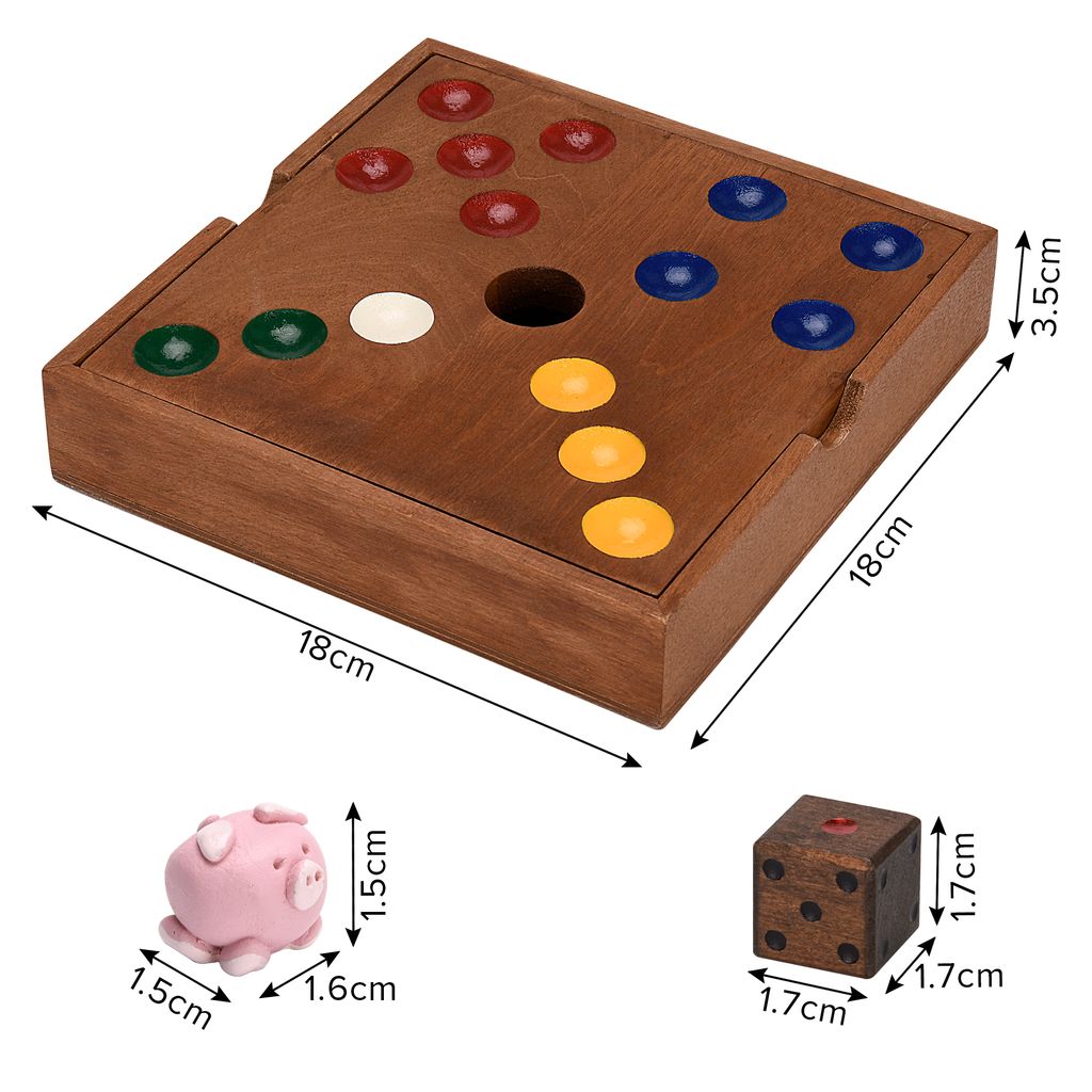 ideen.kollektiv Piglet race - stolová hra hra s kockami Obrázok produktu 3