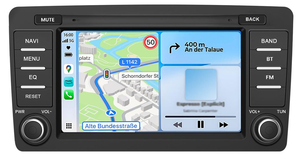 Autoradio per Skoda Octavia II MK2 2004-2013 con CarPlay, Immagine del prodotto 
