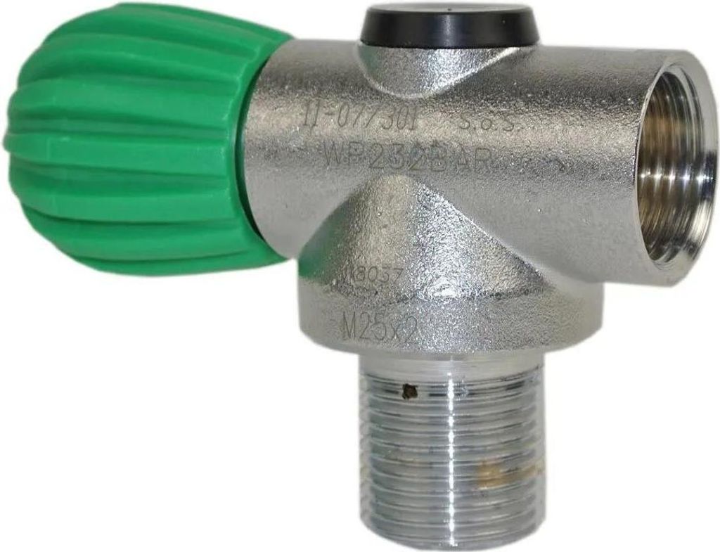 Metalsub Ccr In Line Nitrox 3/4 Npsm Din Ventil Grau Grau One Size