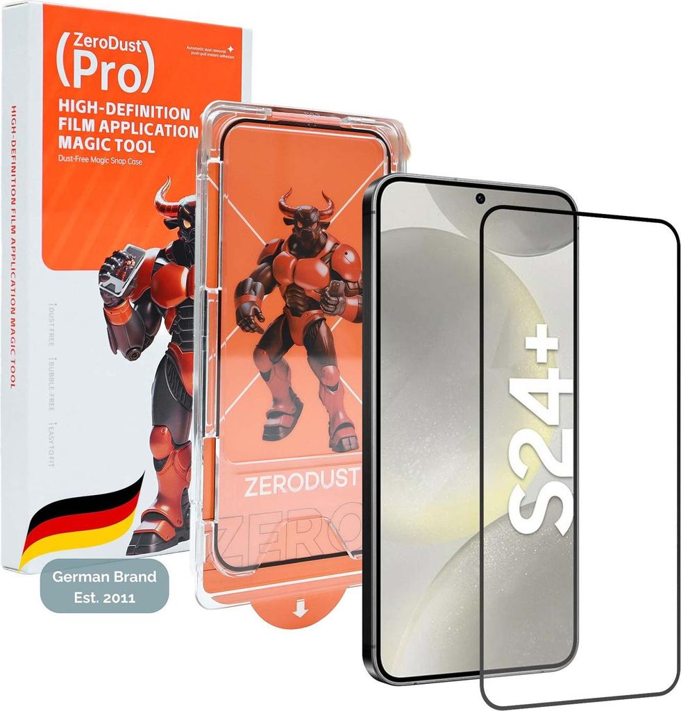 Cadorabo Panzer Schutz Glas für Samsung Galaxy S24 PLUS Schutzfolie in Ultra-Klar Hüllen freundlich - Gehärtetes (Tempered) Glas Dipslayschutz F...