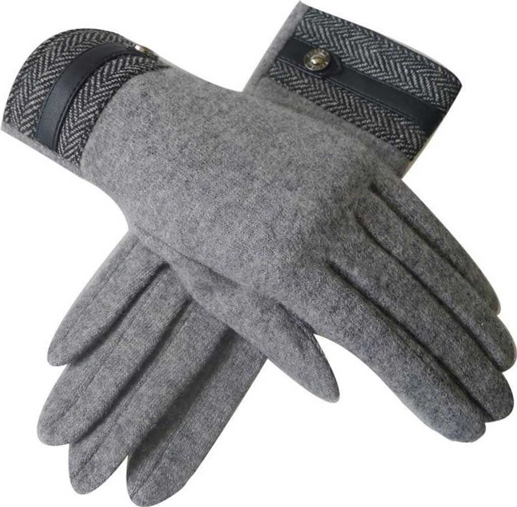 Elegante Xenia Handschuhe in Grau für stilvolle Winteroutfits KP6849