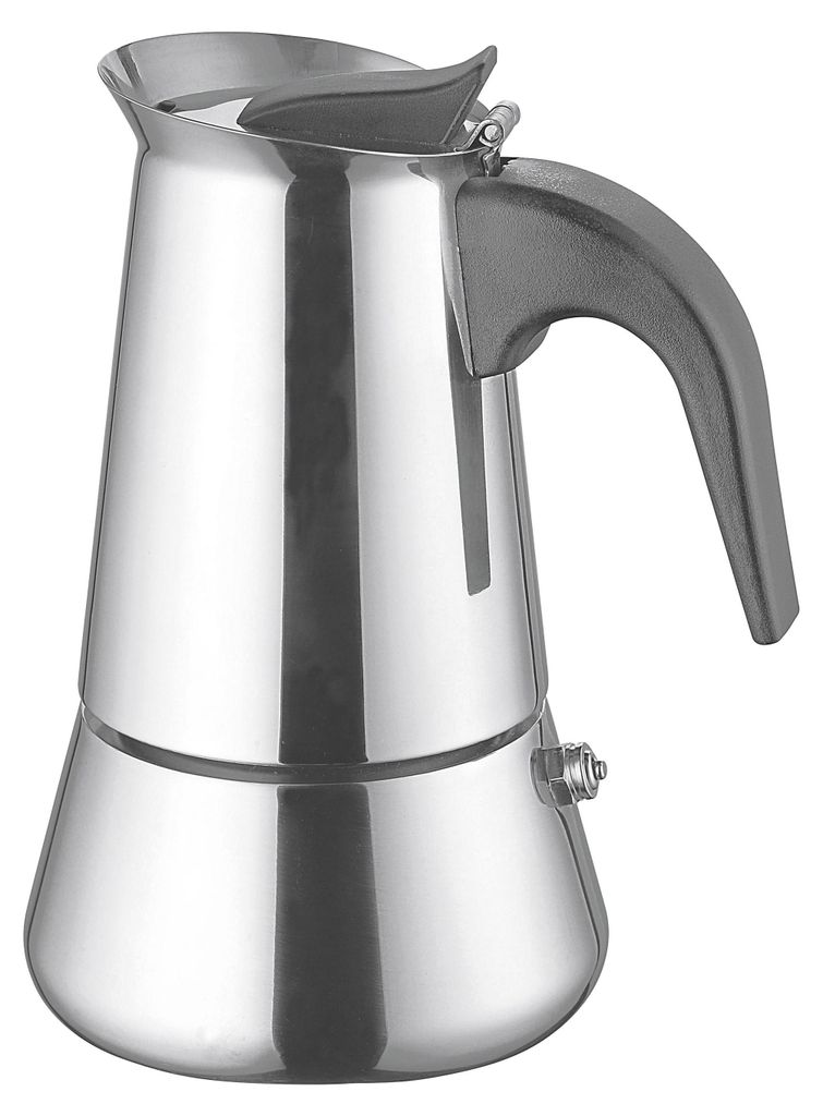 Weis 16974 Espressokocher 4 Tassen, silber