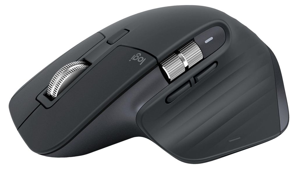 Logitech MX Master 3S, rechts, RF Wireless + Bluetooth, Produktbild 
