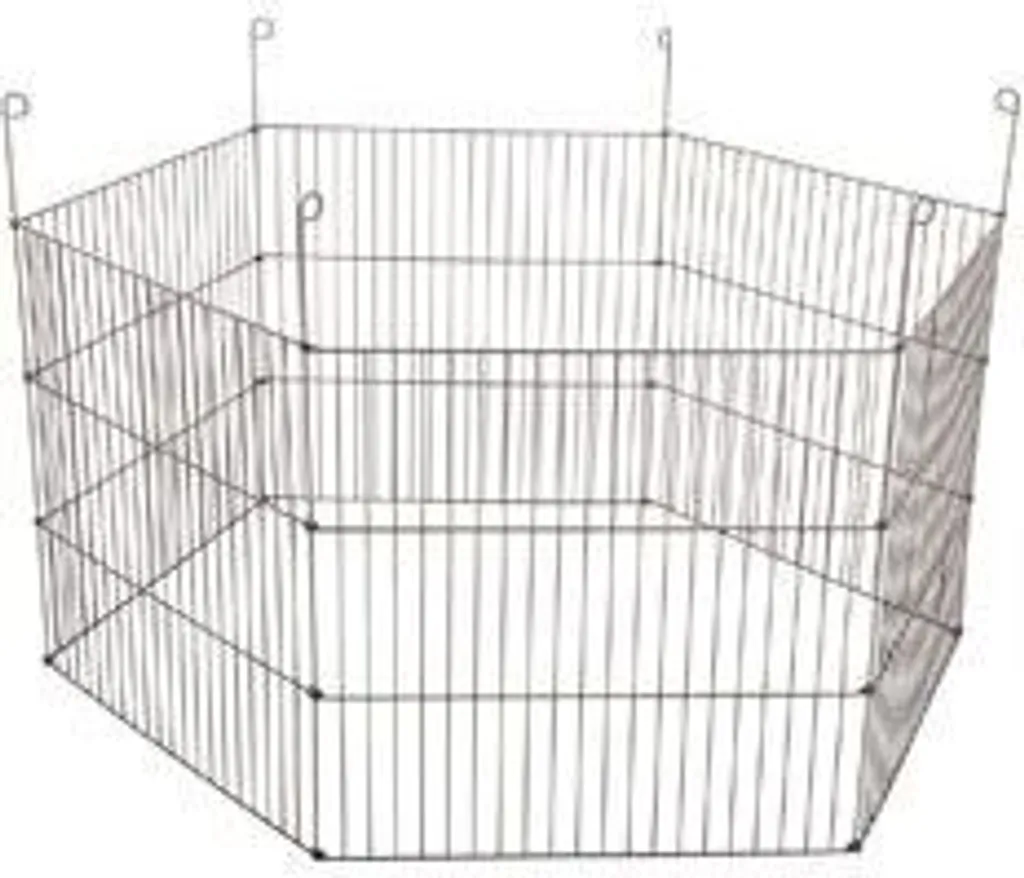 Recinto Zolux per Cavie 120cm Grigio - Spazio e Sicurezza 6 Pareti