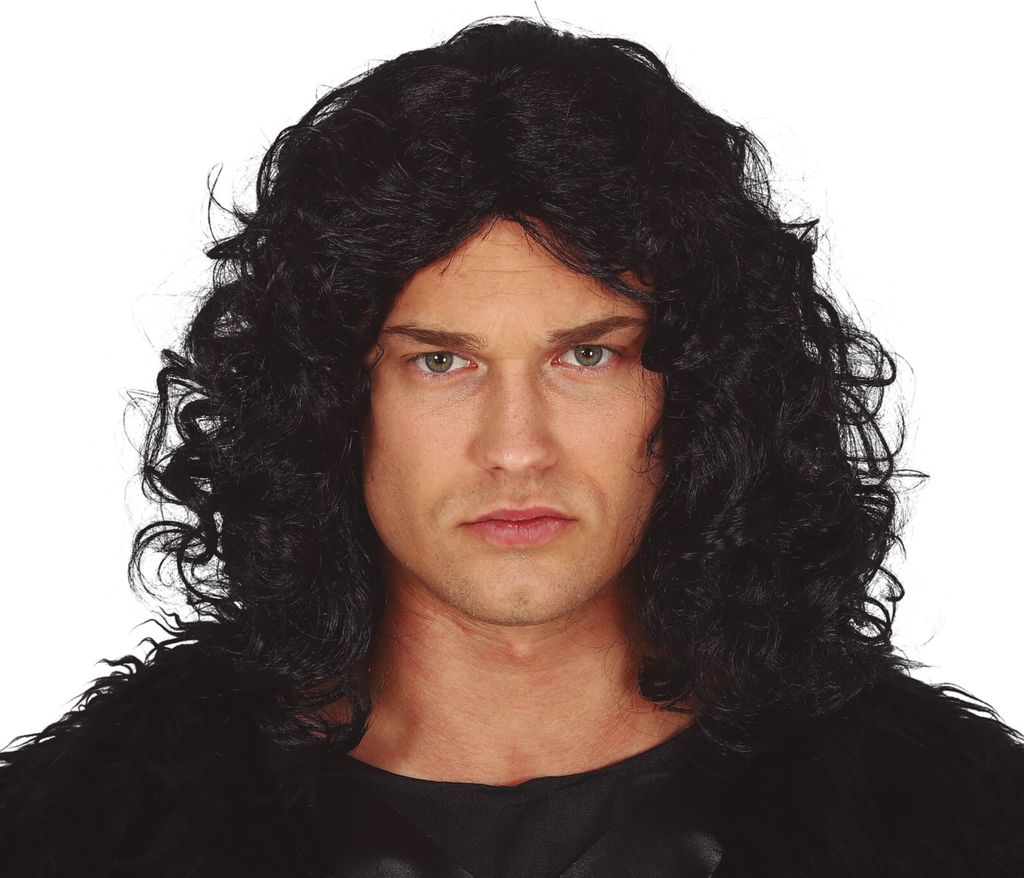 Kriegerzug Schwarze Locken Für Karneval Und Cosplay Abenteuerliche Rollenspiele Und Mittelalter Märchenhaftes Kostüm Zubehör Mit Elegantem Stil...