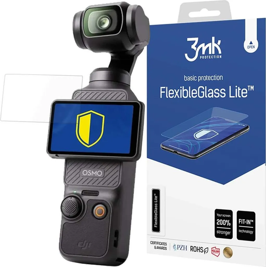 DJI Osmo Pocket 3: Protezione Schermo 3mk Lite | Sicurezza Totale