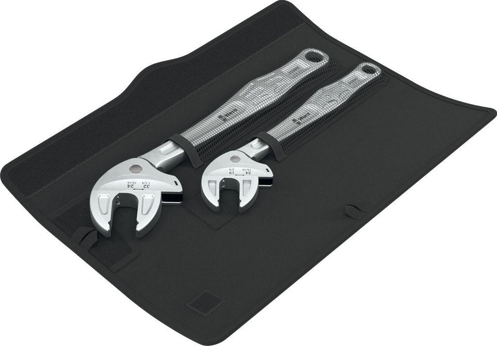 Wera 6004 Joker 2 Set 1 selbstjustierender Maulschlüssel 19-32 mm / 3/4"-1 1/4"