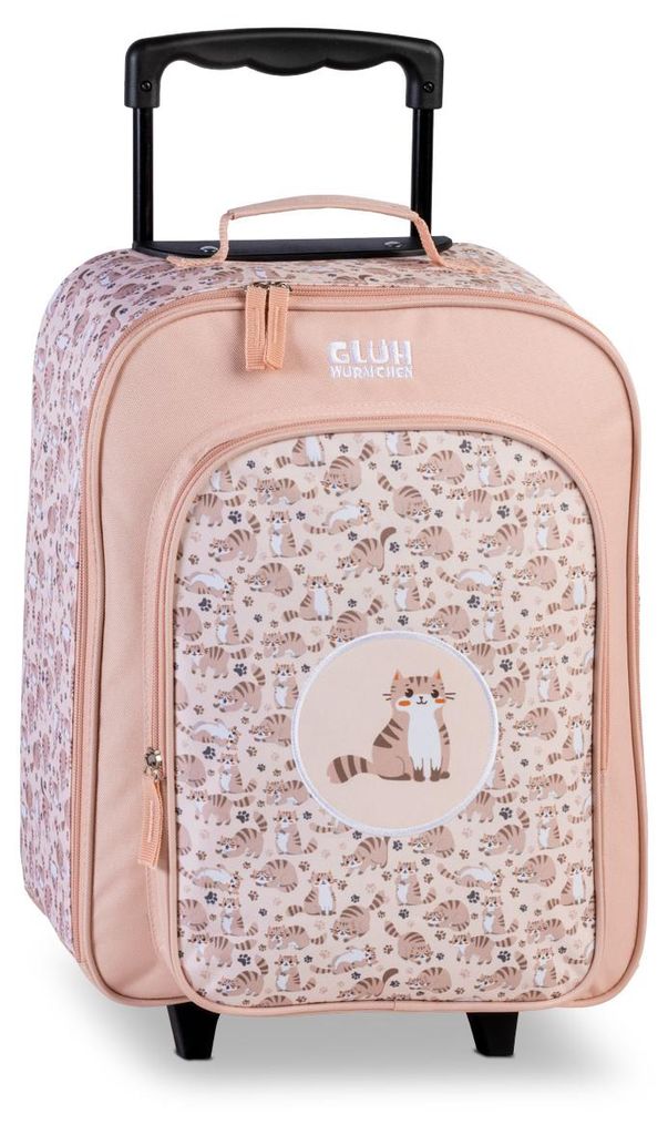 Fabrizio Kindertrolley für Mädchen mit Katzenmuster 20 Produktbild 