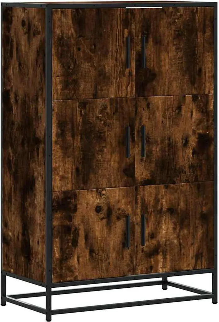 Credenza Rovere Fumé 68x35x106,5 cm | Mobile Madia per Soggiorno