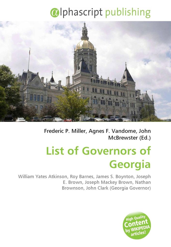 List of Governors of Georgia