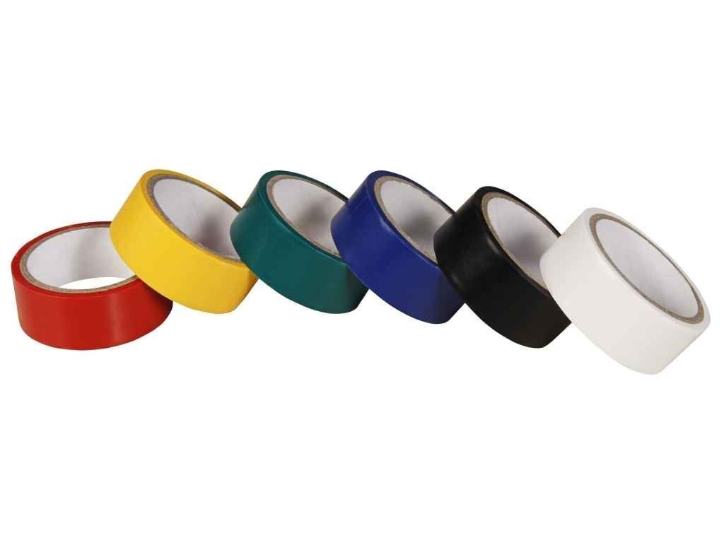 Isolierband, 6er-Pack, je 19mm breit, je 2,5m