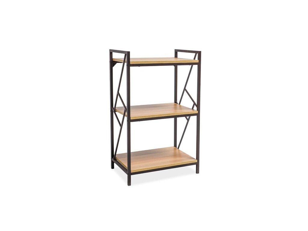 KARPO 1 Standregal – Eiche/dunkelbraun