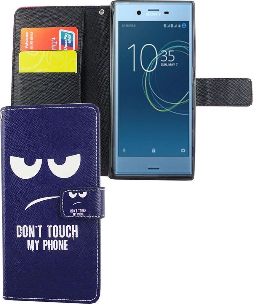 Handyhülle Tasche für Handy Sony Xperia XZs Dont Touch my Phone