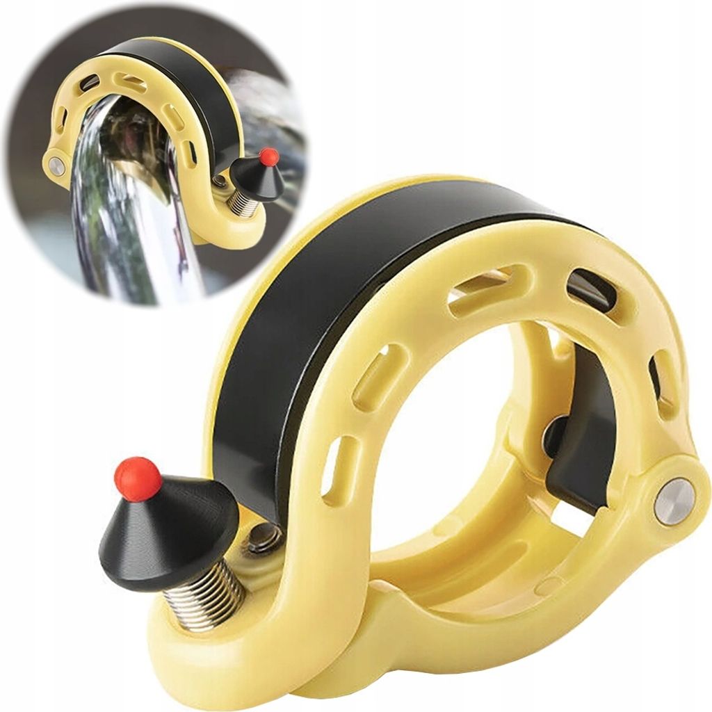 Rockbros Fahrradklingel in Form des Buchstaben Q Durable Loud Yellow