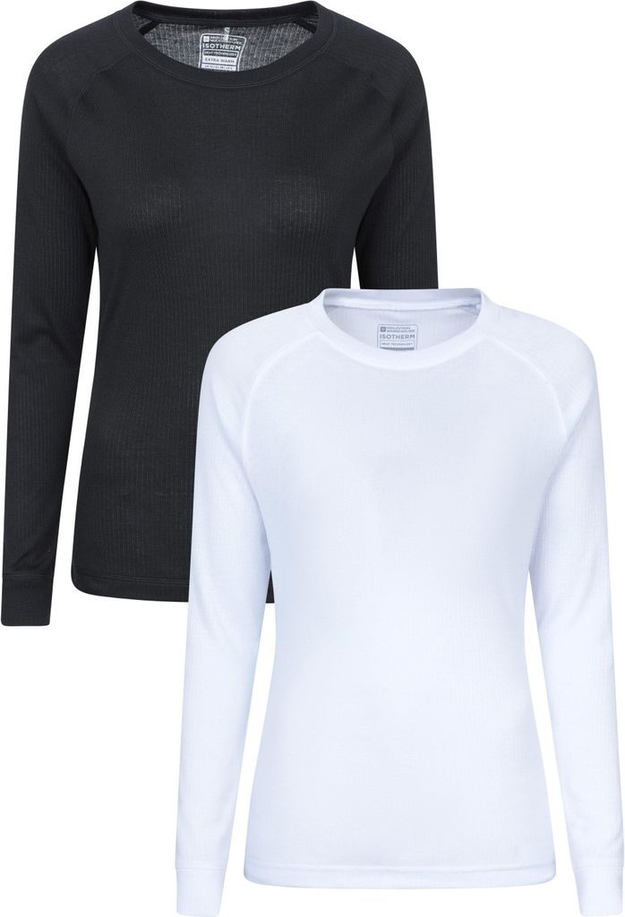 Mountain Warehouse - "Talus" Base Layer Oberteil für Damen (2er-Pack) MW2108 (42 DE) (Myrrhe)