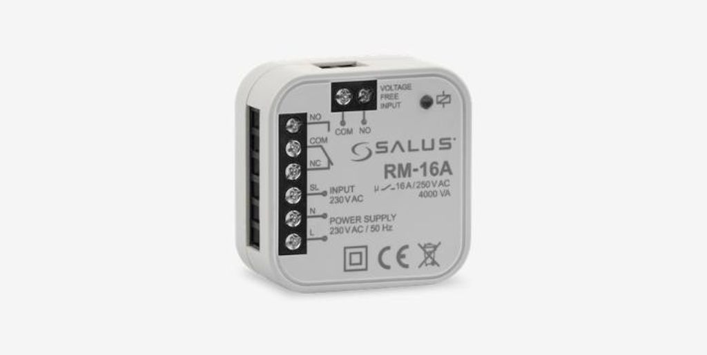SALUS | RM-16A | Przekaźnik podtynkowy z obciążeniem Zdjęcie produktu 