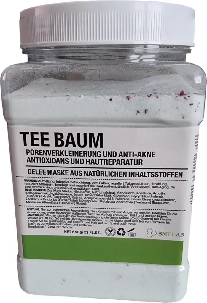 Masque visage anti-âge BMTLAB 650g à la gelée hydratante intense