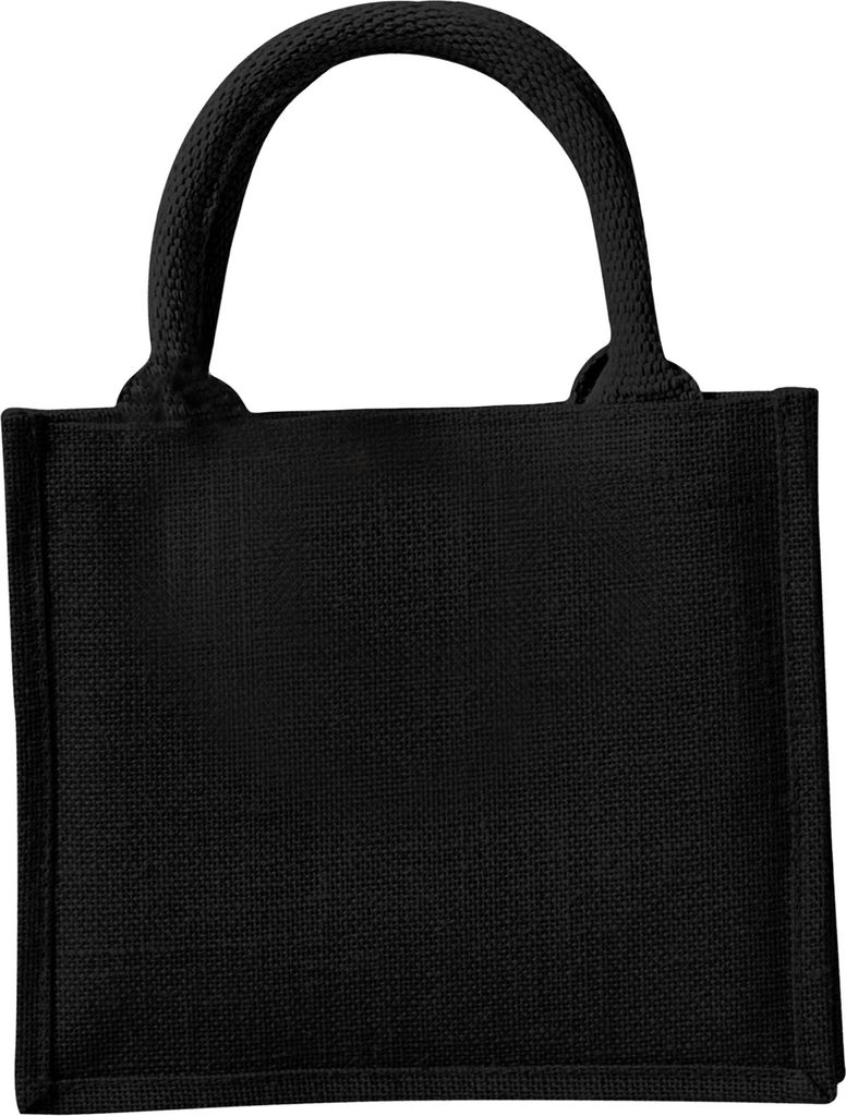 Westford Mill - Geschenkbeutel, Mini, Jute RW9699 (Einheitsgröße) (Schwarz)
