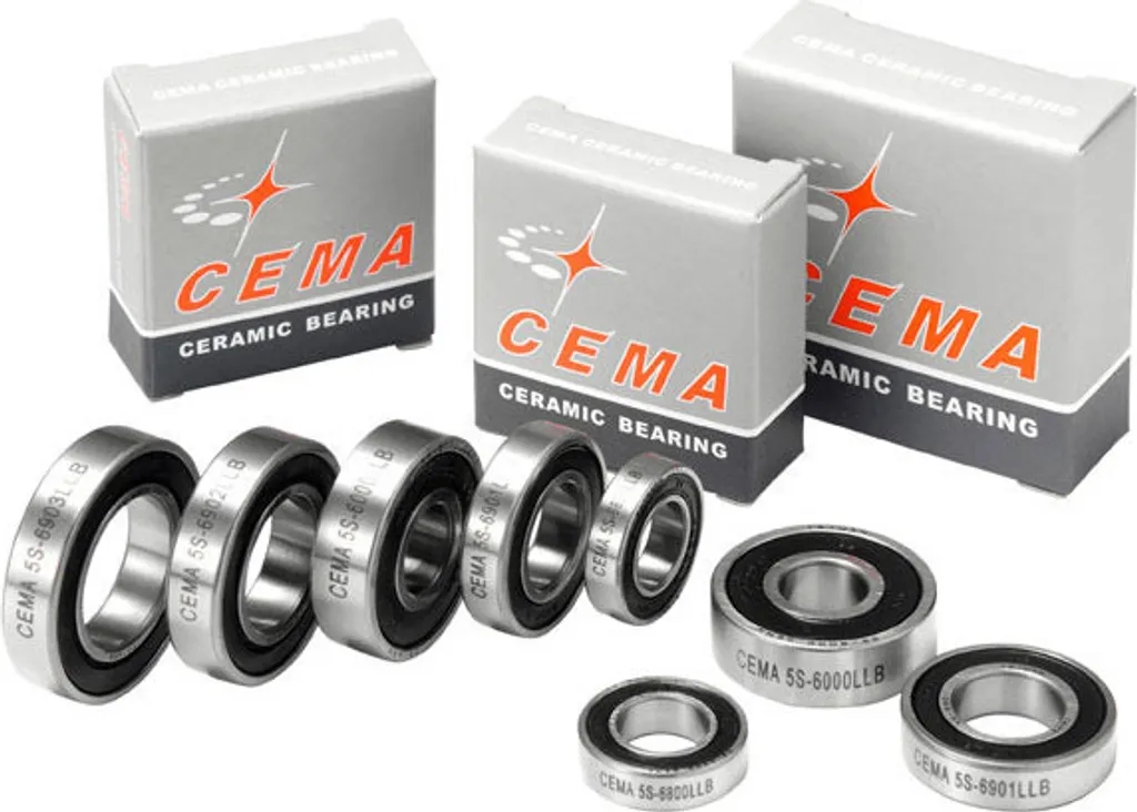 Cuscinetto Cema 689 9x17x5 mm Ceramica Argento - Qualità Superiore