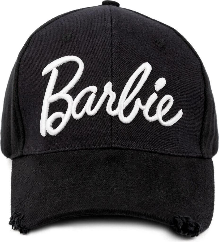 Barbie - Kappe Logo für Damen NS6938 (Einheitsgröße) (Schwarz/Weiß)