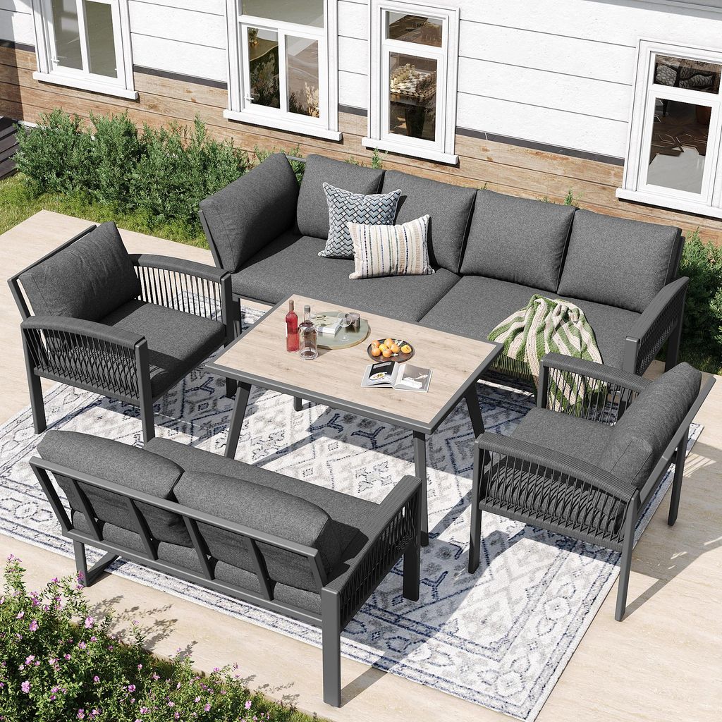 Gartenmöbel-Set für 8 Personen, Gartenlounge-Sets mit Produktbild 