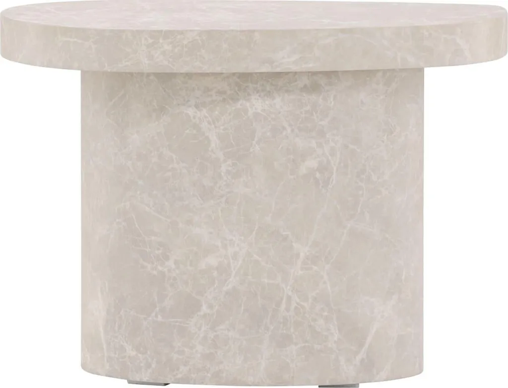 Båstad table d'angle gris clair - Table d'appoint moderne pour salon - 14