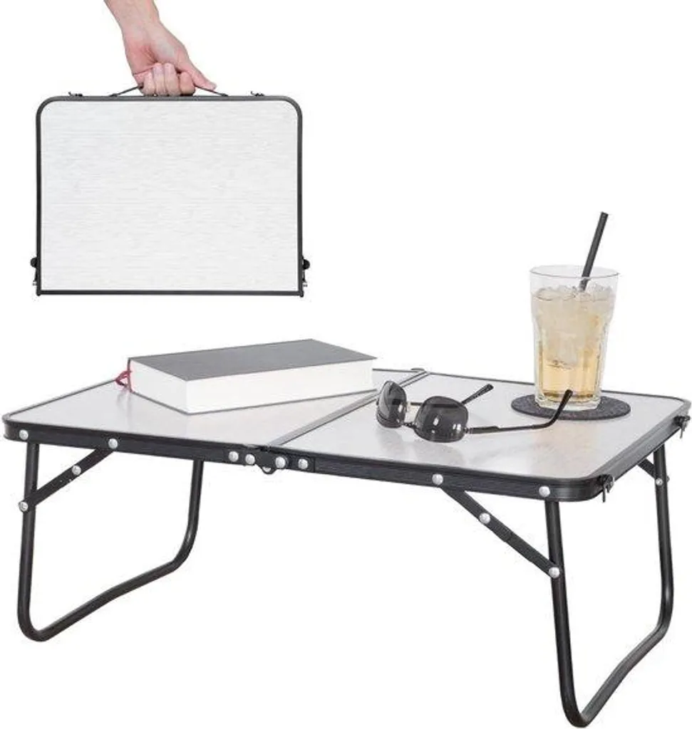Table de camping pliante en alu 60x40 cm portable et imperméable Modèle L