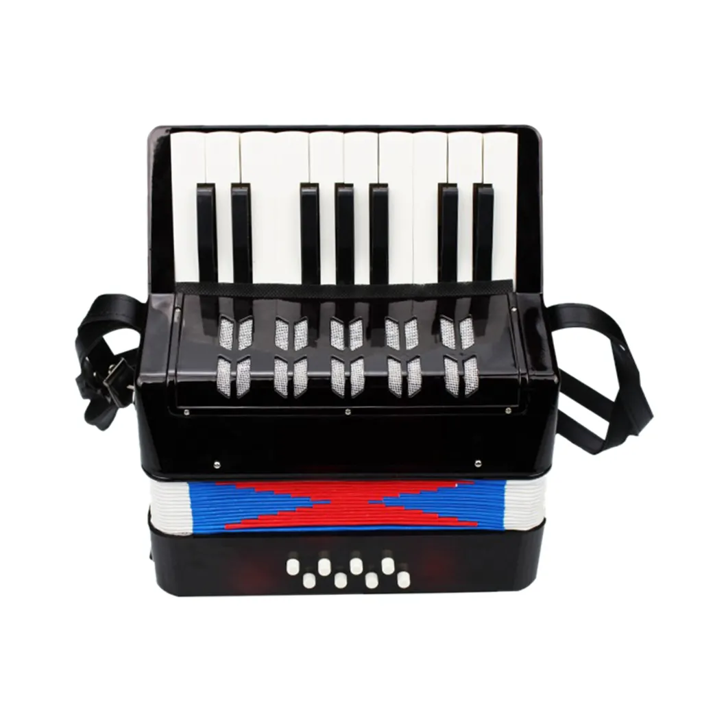 Accordéon débutant 17 touches pour enfant - Piano d'éveil éducatif