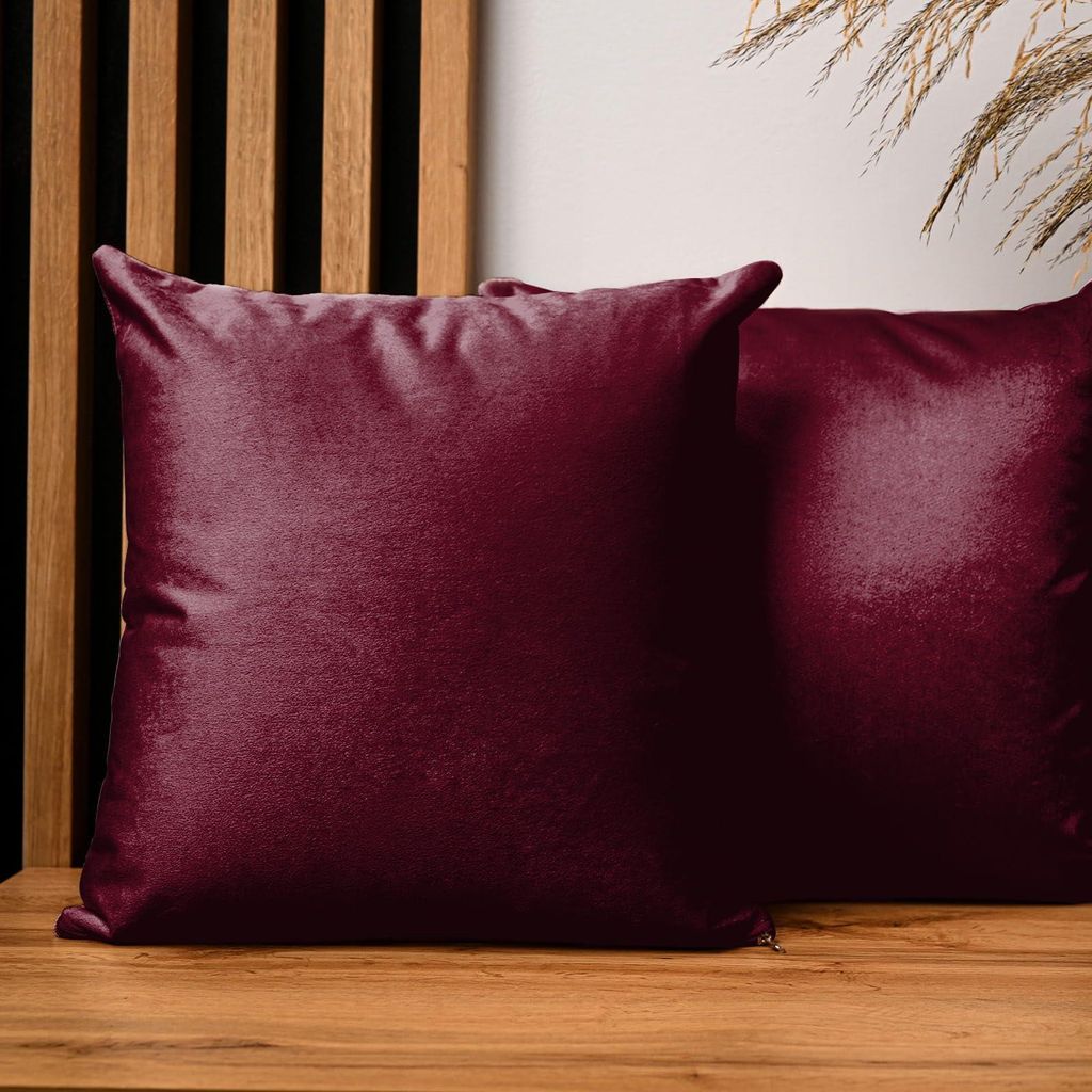MG Design 2er Set Kissenbezüge 45 x 45 cm in Rot - mit Produktbild 