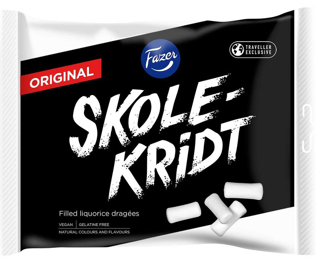 Fazer Skole-Kridt Travel Edition 400g Produktbild 