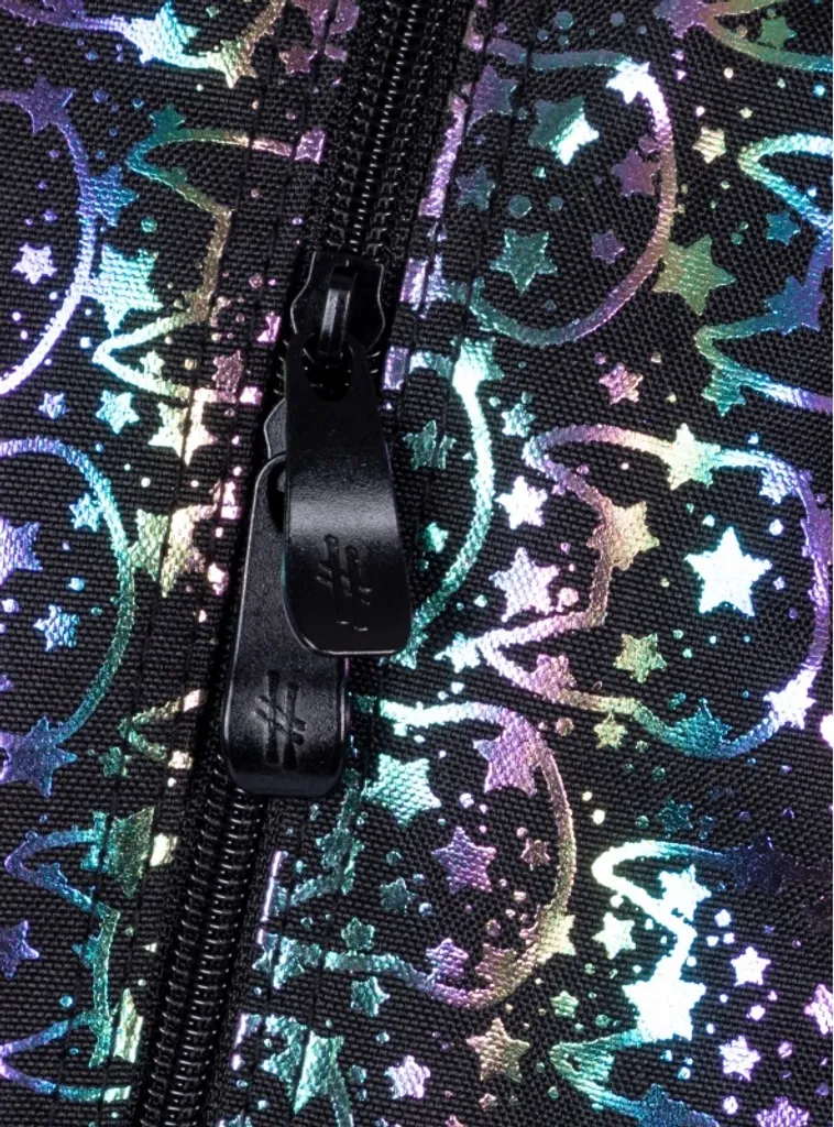 Sac à dos à effet holographique Neon Kitty Hash avec 3 compartiments - 8