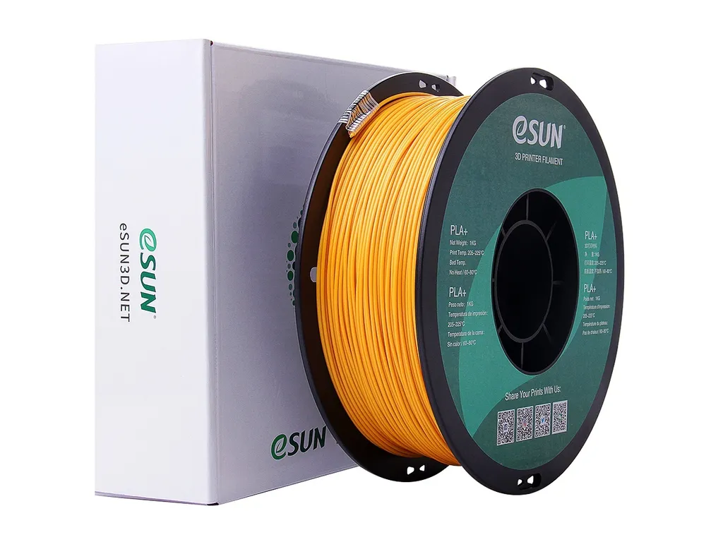 eSun PLA+ Gold 1kg - Filamento 3D Oro Brillante per Creazioni Spettacolari