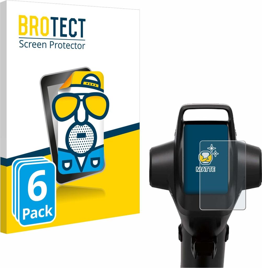 6x BROTECT Schutzfolie für Segway GT3 Pro Displayschutz Displayschutzfolie Folie Matt Entspiegelungsfolie
