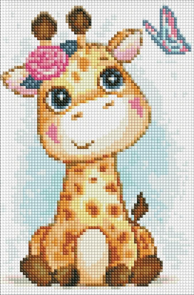 Diamant-Mosaik - Erster Freund 20x30cm