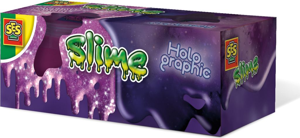 SES Slime - 2pcs mit einem Stein, der im Dunkeln leuchtet