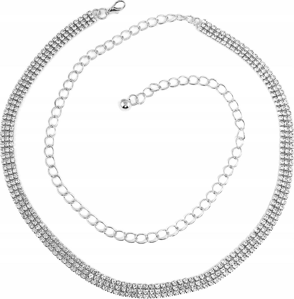 Dekorativer Damengürtel für Kleider, Metallkette, elegantes Silber