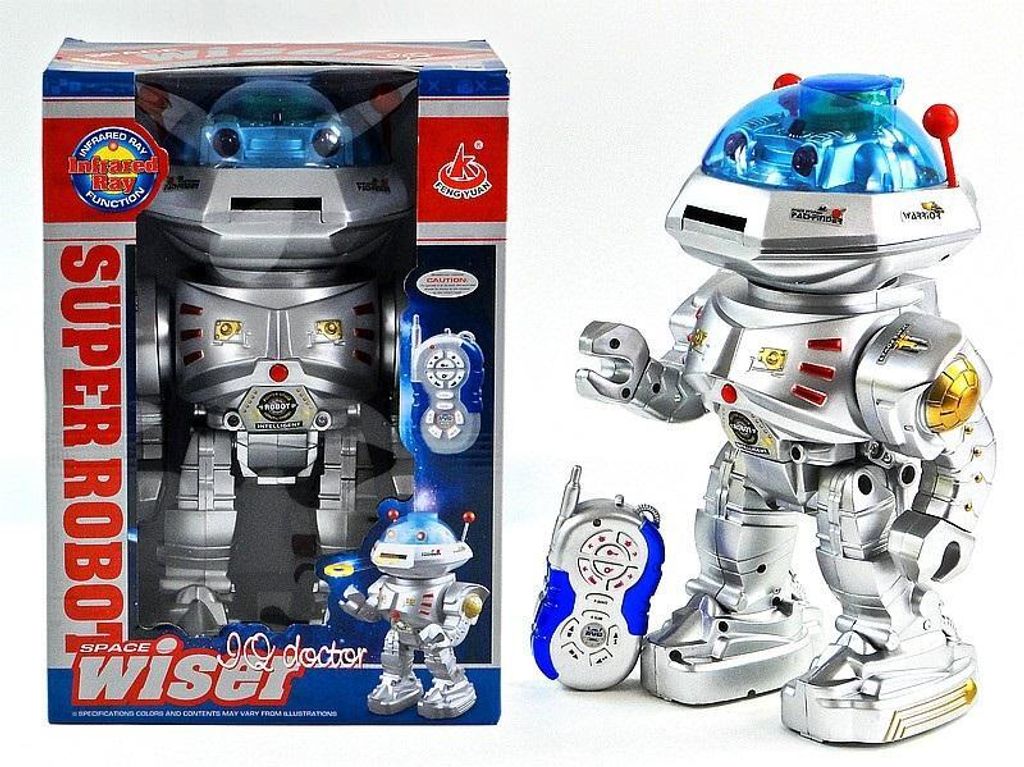 Roboter mit Funkfernsteuerung, Licht- und Soundeffekten, beweglich, 32x22x16cm