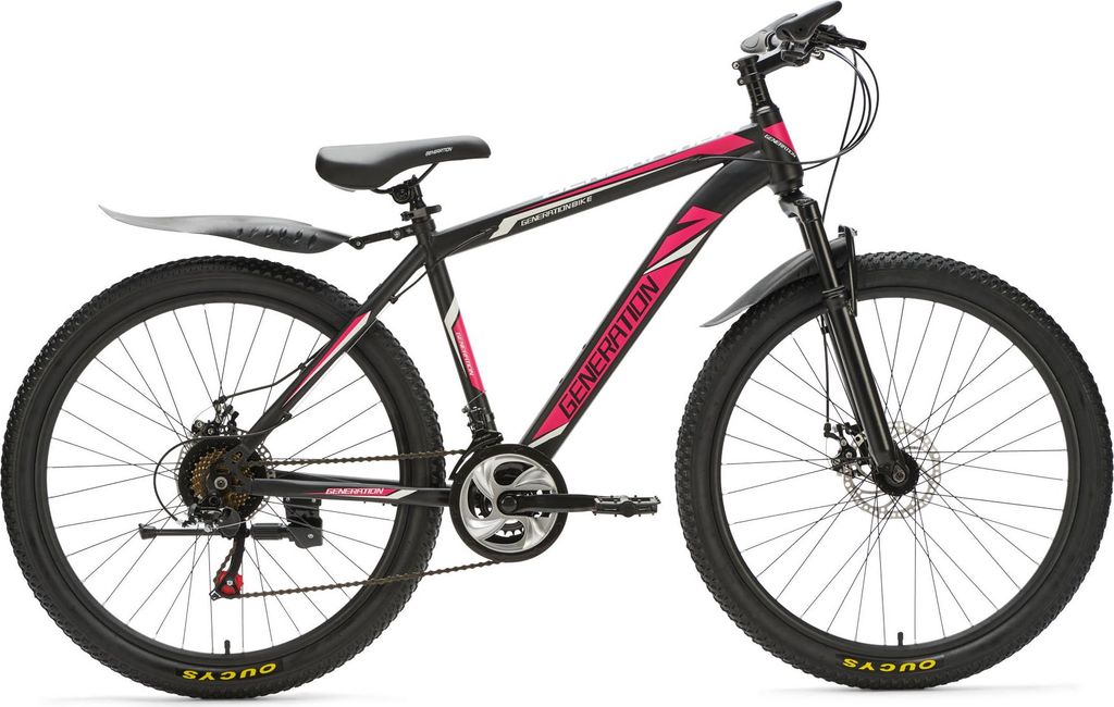 Generation Mountainbike 26 Zoll Rosa/Schwarz – Schutzbleche Produktbild 