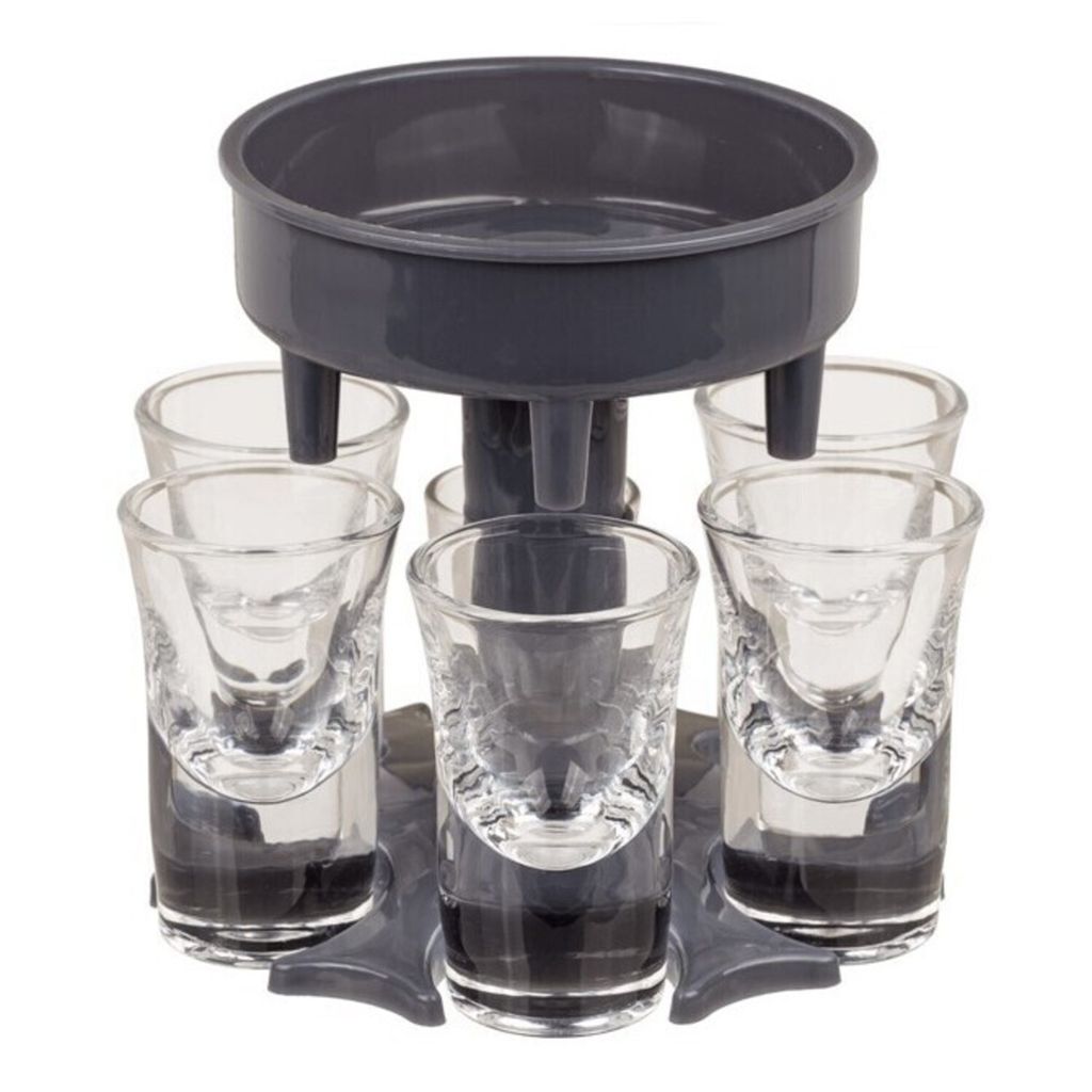 Zásobník na skleničky + 6 skleniček Obrázek produktu 