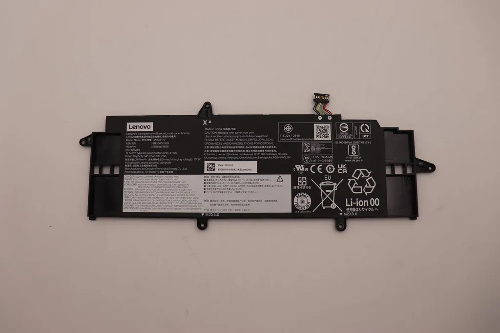 Ricambio Batteria Lenovo 41Wh 11.52V - Interna agli Ioni di Litio