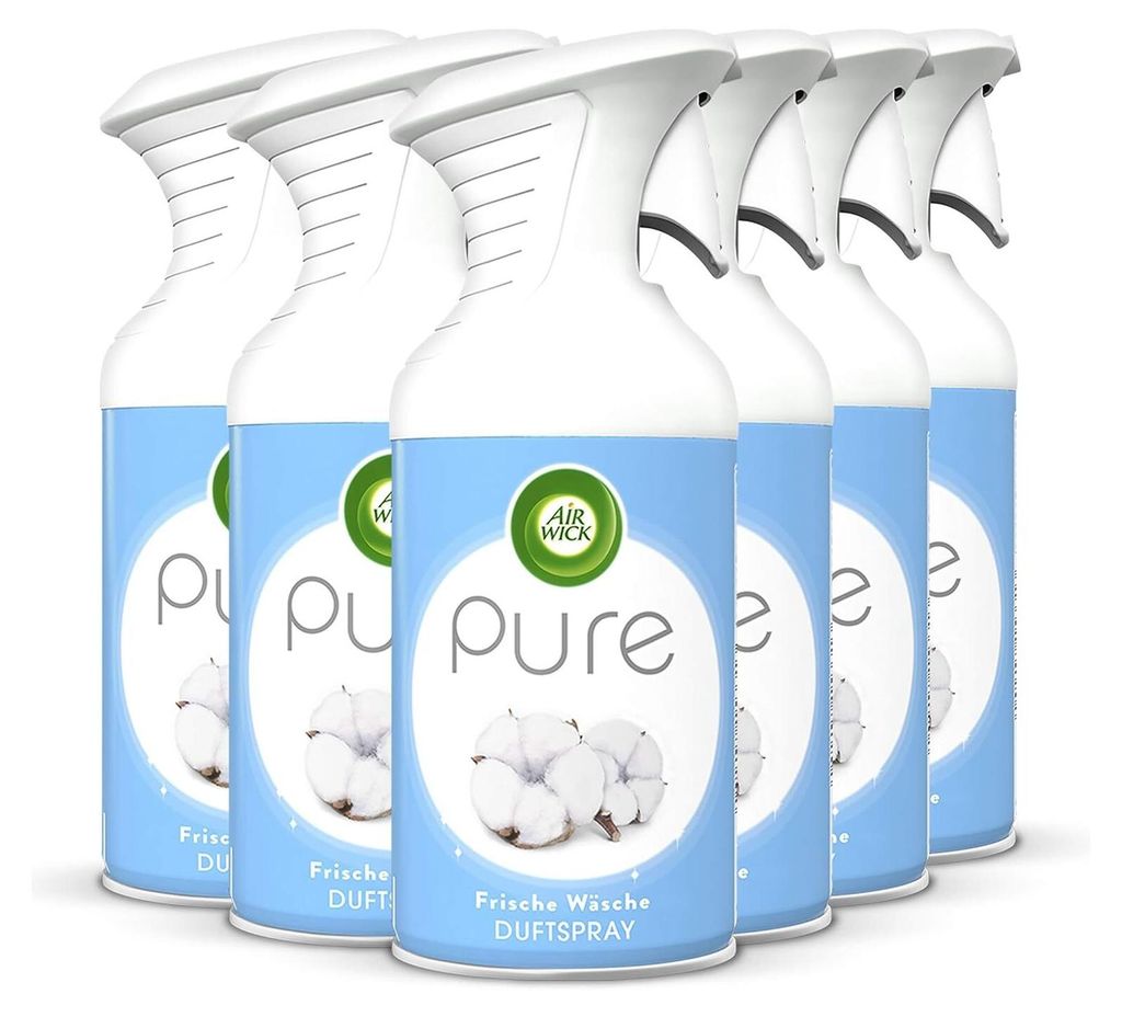 Air Wick Premium-Duftspray PURE Frische Wäsche 250ml 6er Produktbild 
