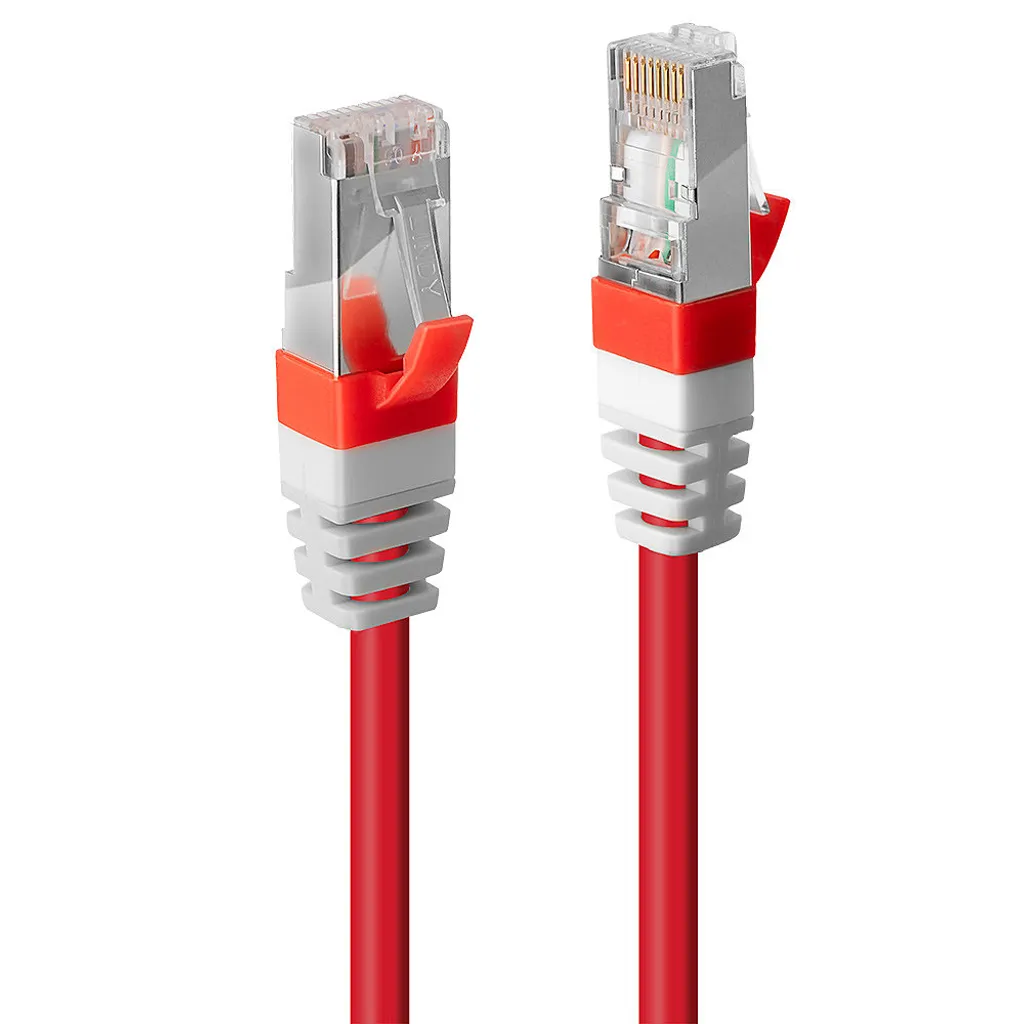 Cavo LAN 5m Lindy 45388 Cat 6A Rosso S/FTP PiMF 10Gbps Professionale