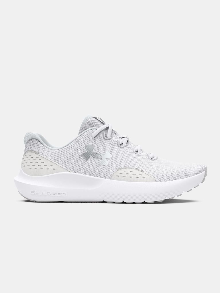 Under Armour Charged Surge 4 White-Distant Gray-Metallic Produktbild 