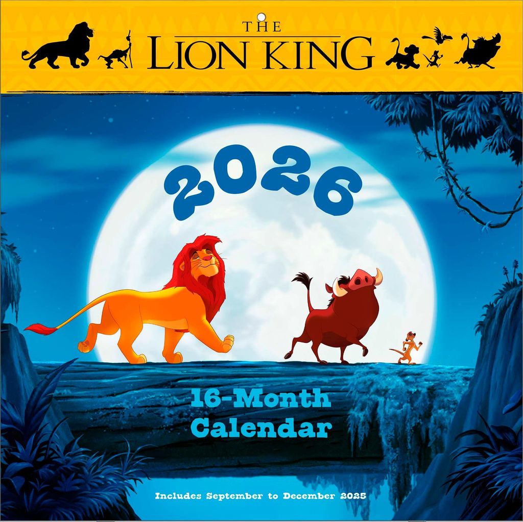 LION KING - Broschürenkalender im Format 30 x 30