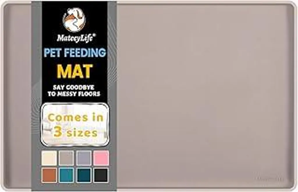 MateeyLife Tappetino Sottociotola Silicone Impermeabile 45x30 cm