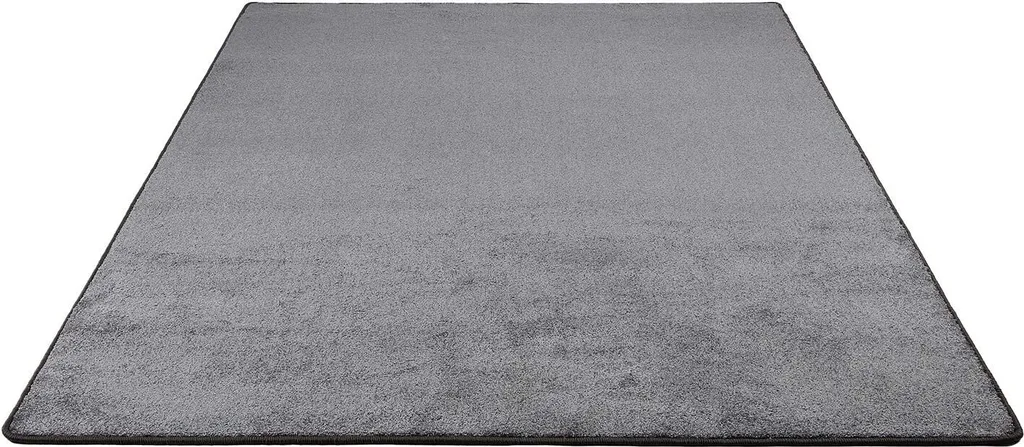 Tapis de couloir moderne Sundae Anthracite 100x100 cm style élégant - 7