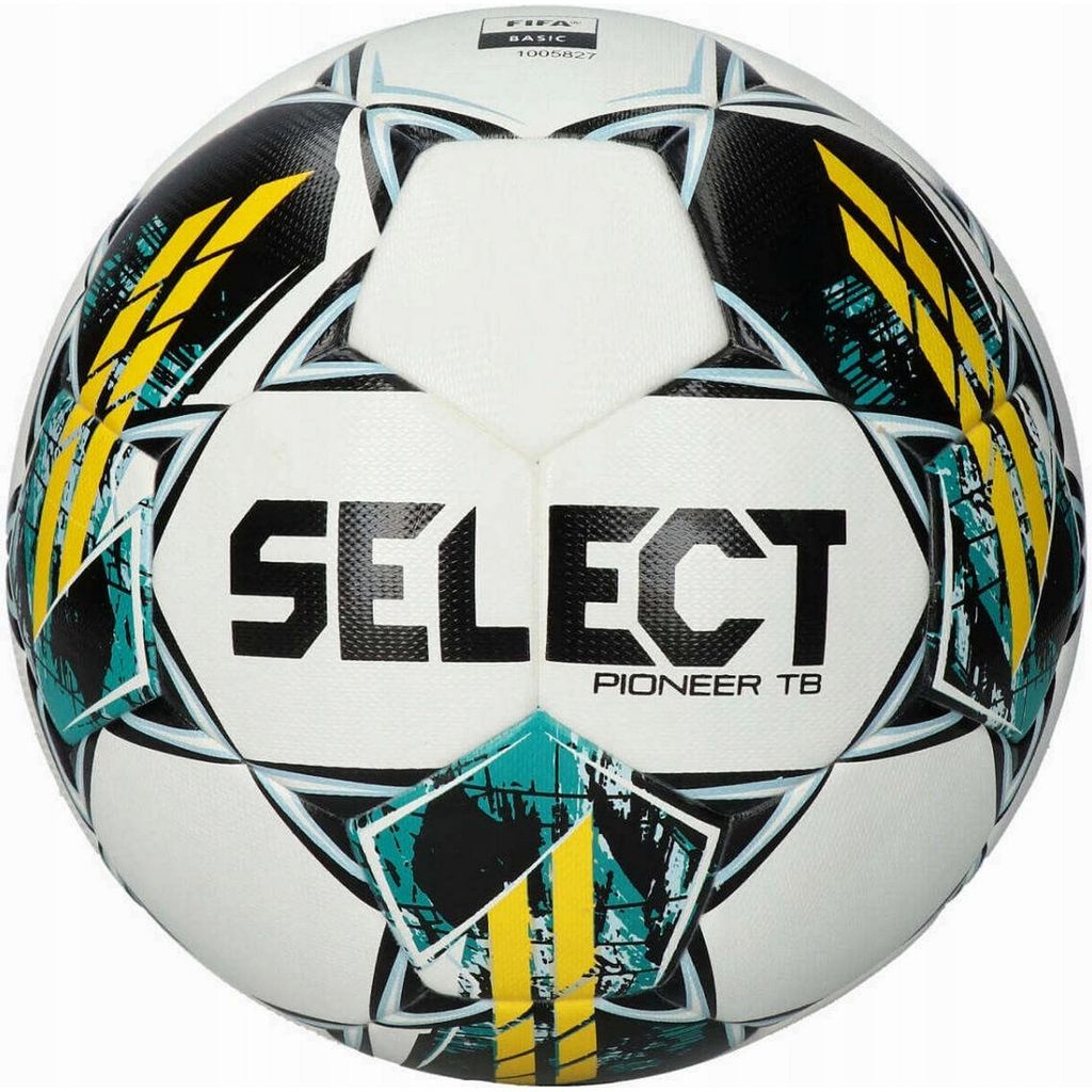 Select - "Pioneer" Fußball PP2066 (5) (Weiß/Grün/Gelb)