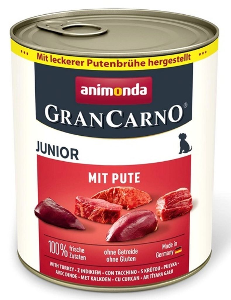 Animonda GranCarno Original Junior Pute Indyk 800g Zdjęcie produktu 