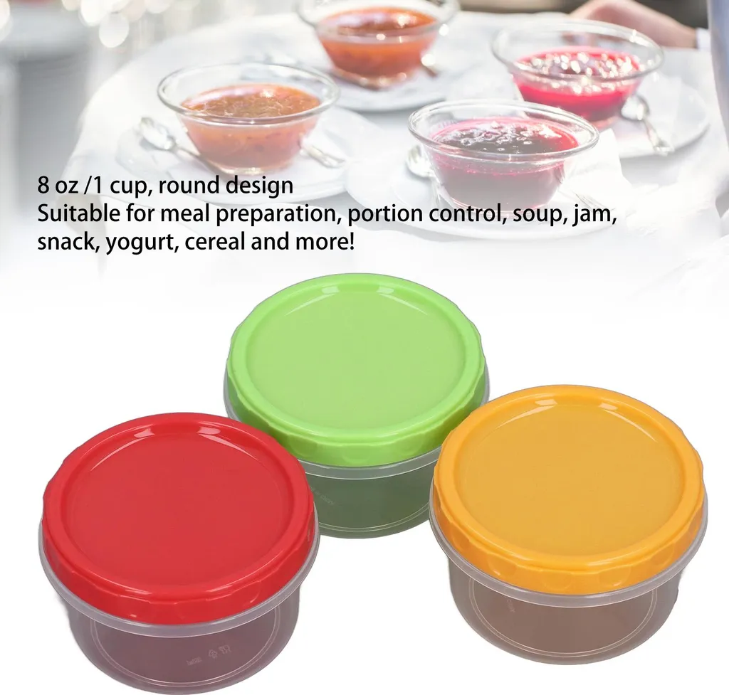 Navaris Contenitori Plastica Trasparenti con Coperchio bambù - Set di 3 Scatole Portaoggetti Impilabili per Oggetti - per Armadio Bagno Cucina Casa